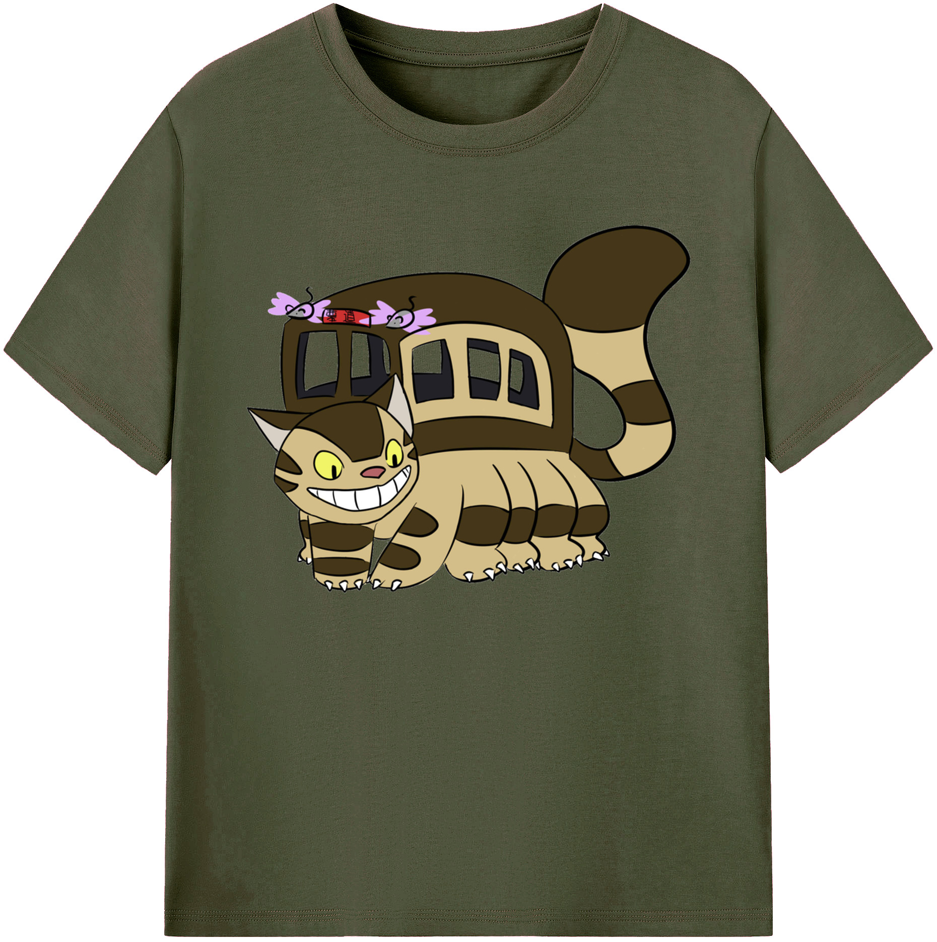 （画像用） となりのトトロ 草壁メイ 草壁サツキ My Neighbor Totoro Satsuki Kusakabe Mei Kusakabe 綿100％ メンズ半袖Tシャツ｜肌触りやわらか＆通気性